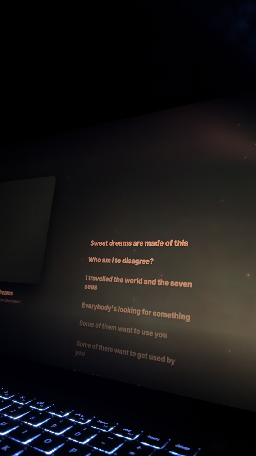 @Song lyrics