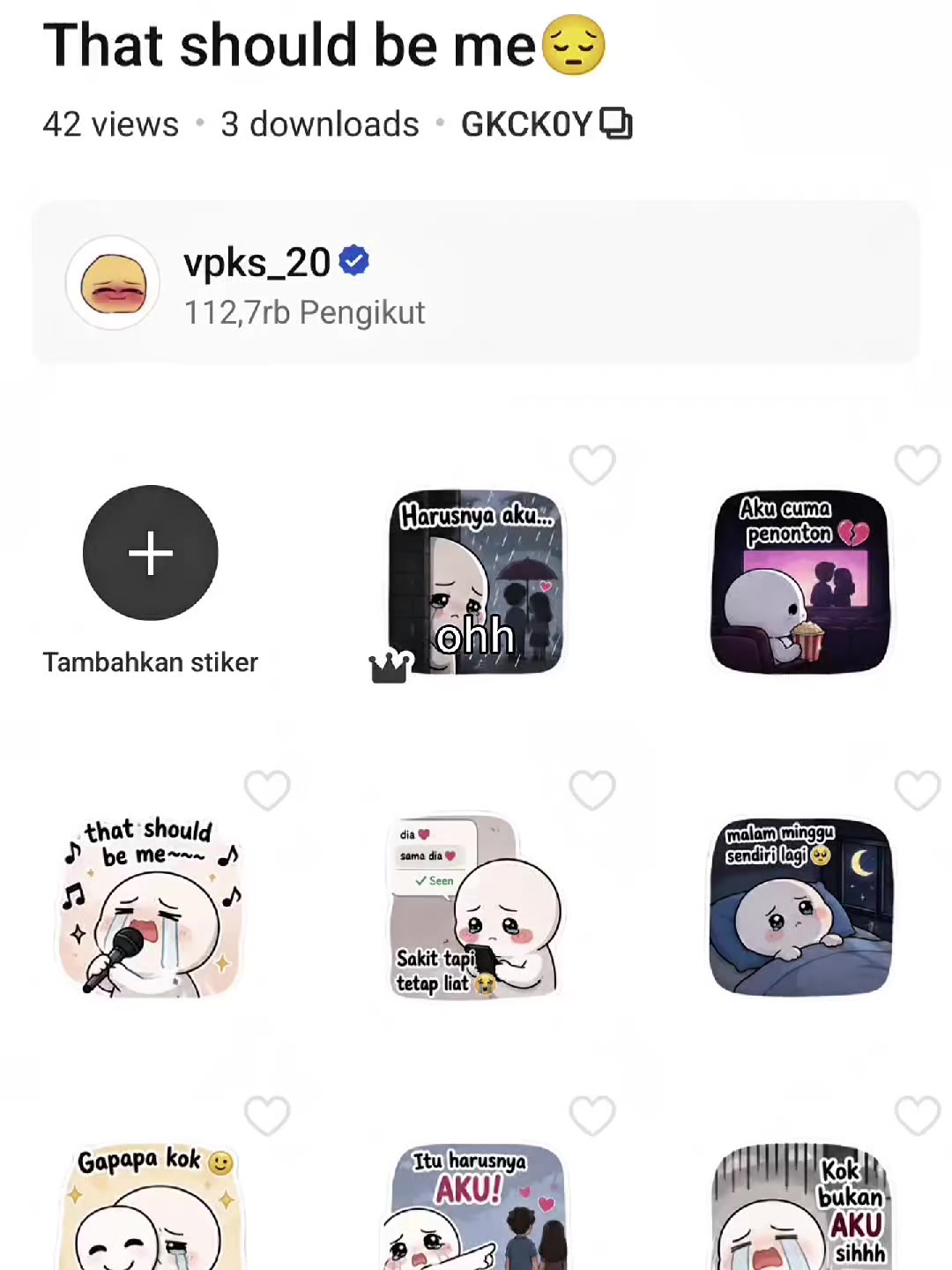 @Stickerly with U