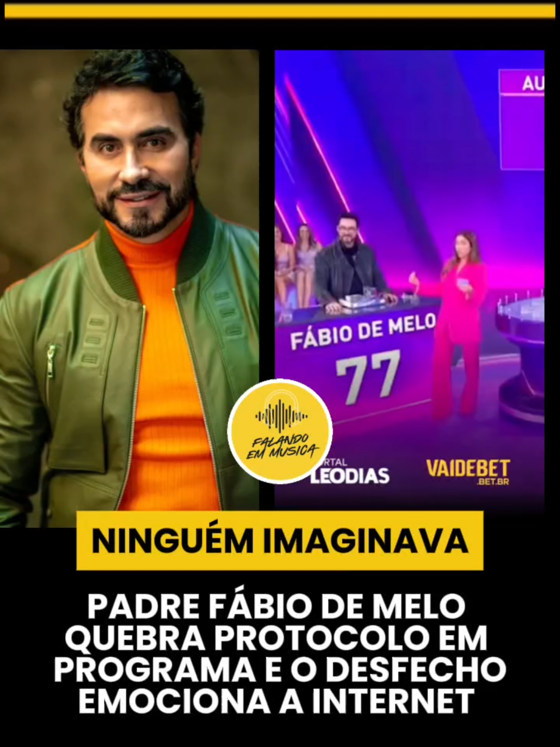 @Falando em música
