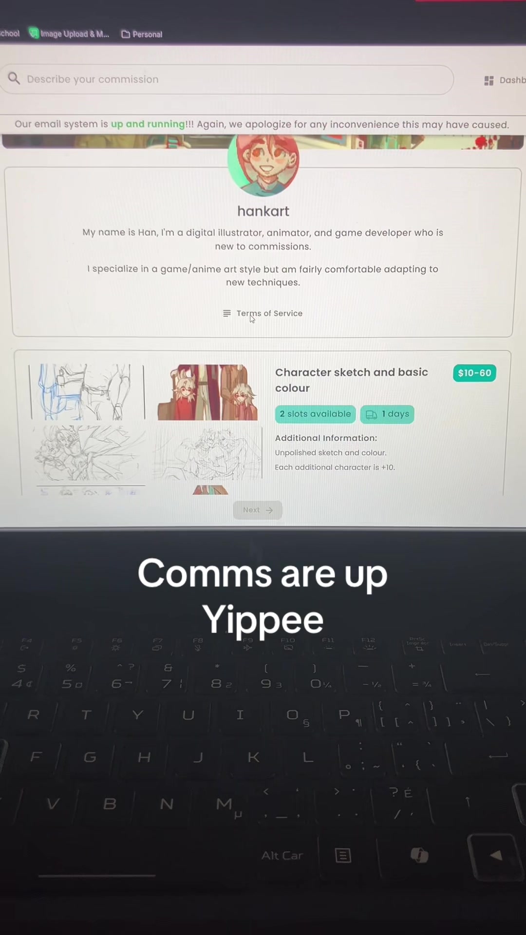 @Han *comms ✅*