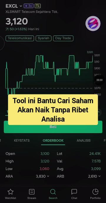 @Tool Saham di Bio Profil