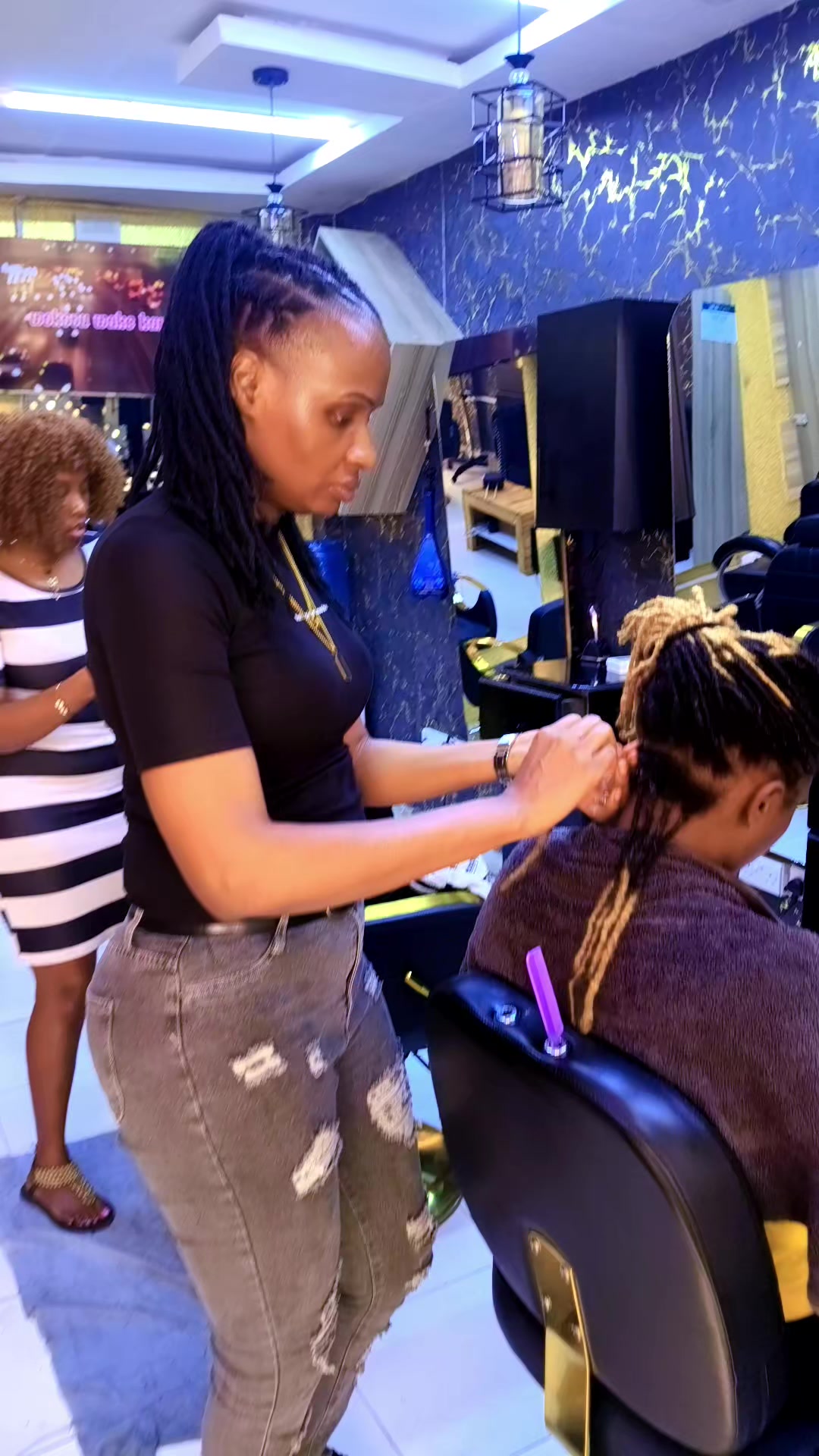 @The Shave Gilgil locs salon