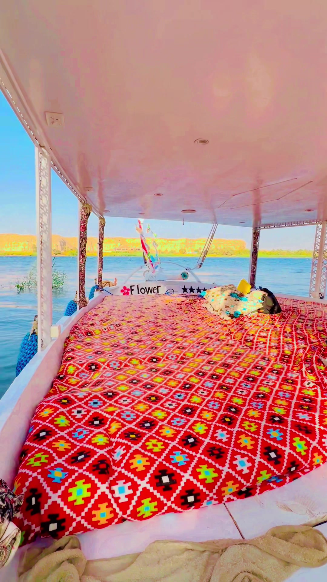 @Felucca on the Nile in Egypt,