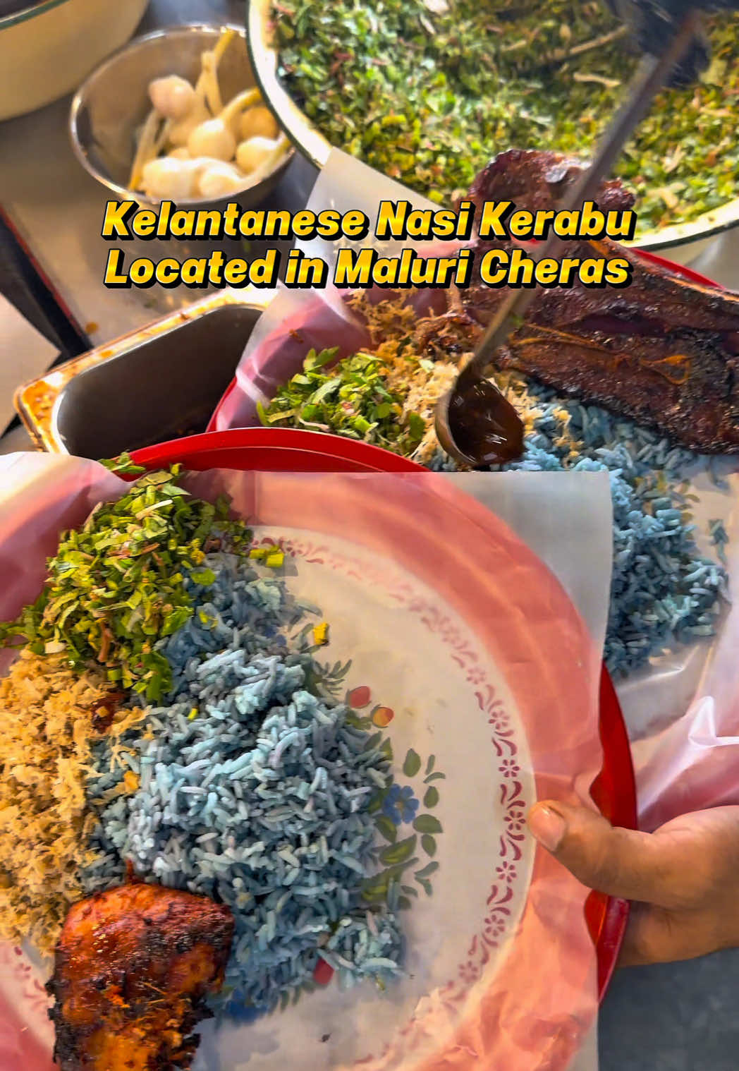 @Nasi Kerabu Moknab Maluri KL