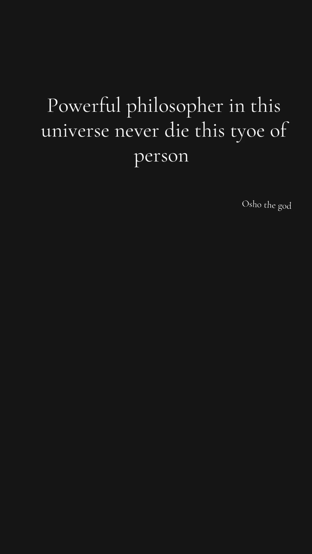 @OSHO THE GOD
