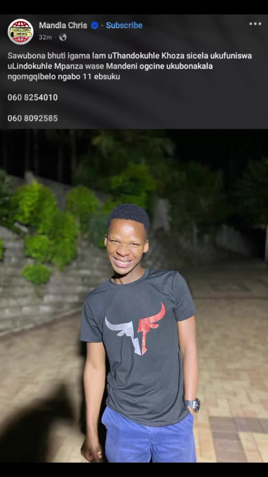 @Mandla chris news