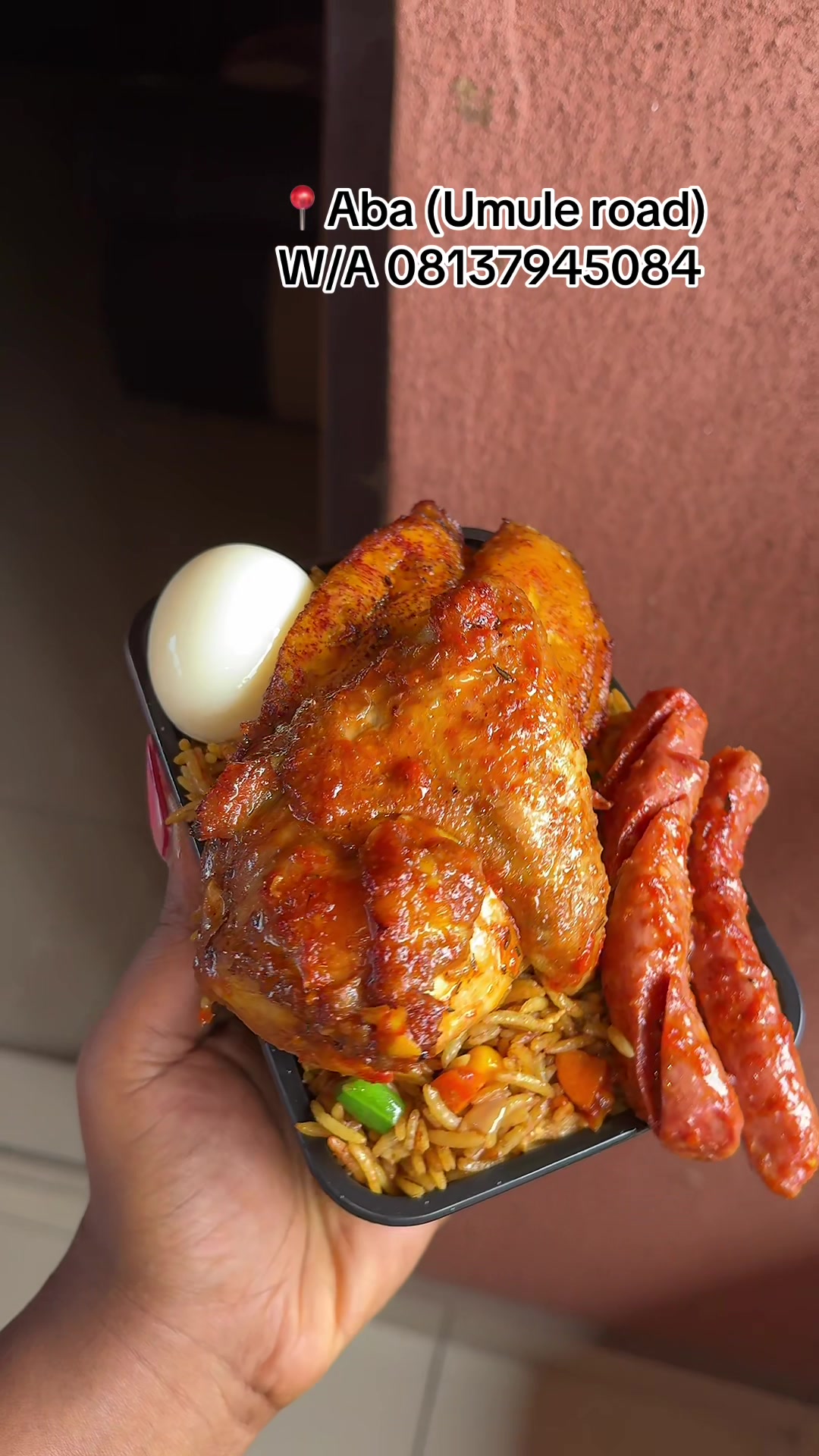 @Food vendor in Aba📍