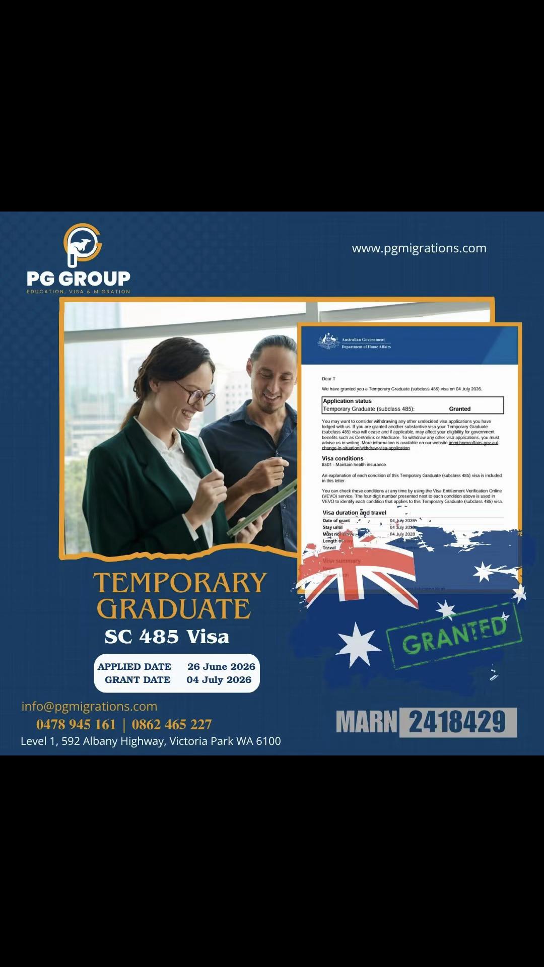 @PG MIGRATION GROUP PERTH