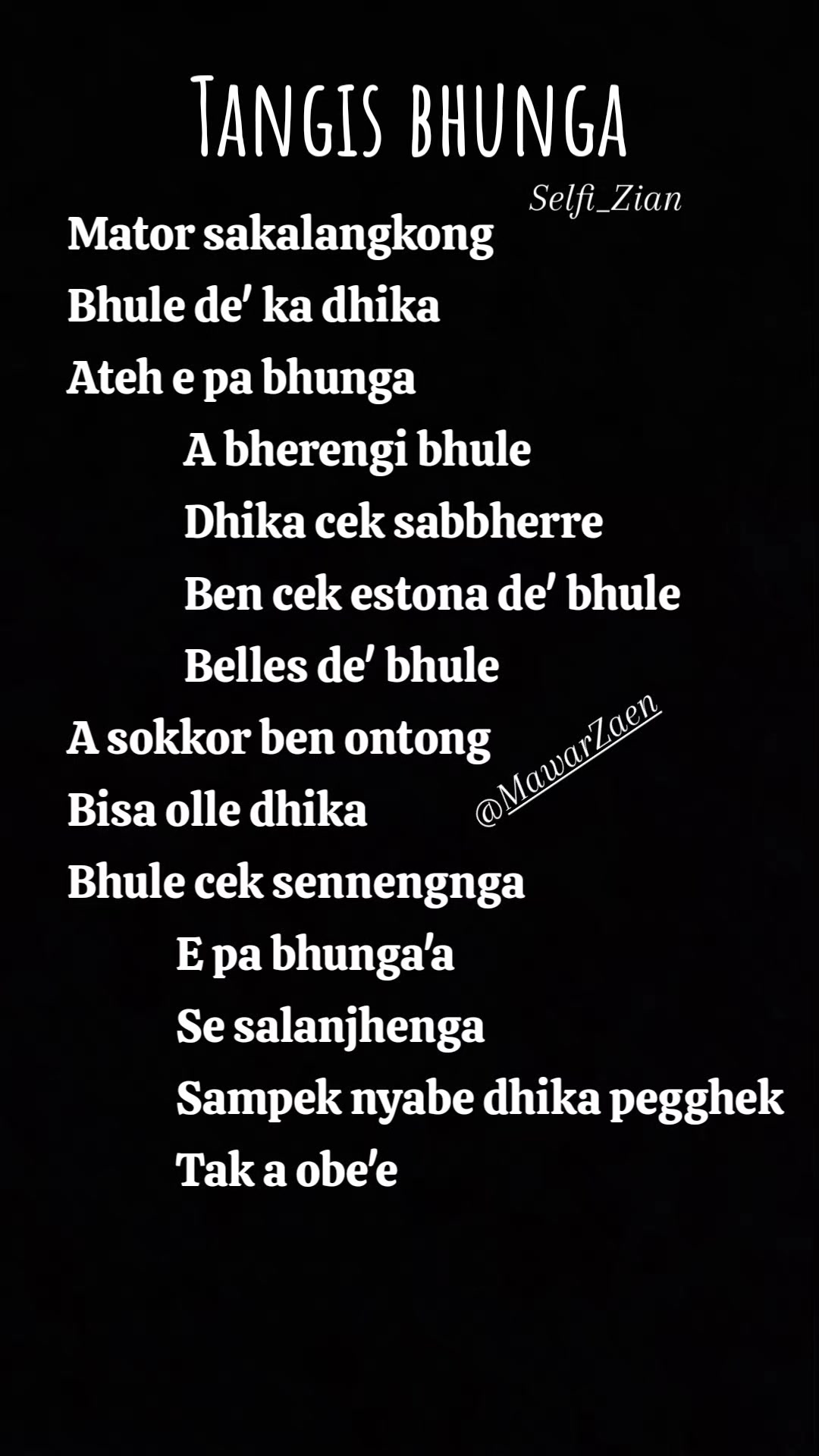 @Mawar Zaen