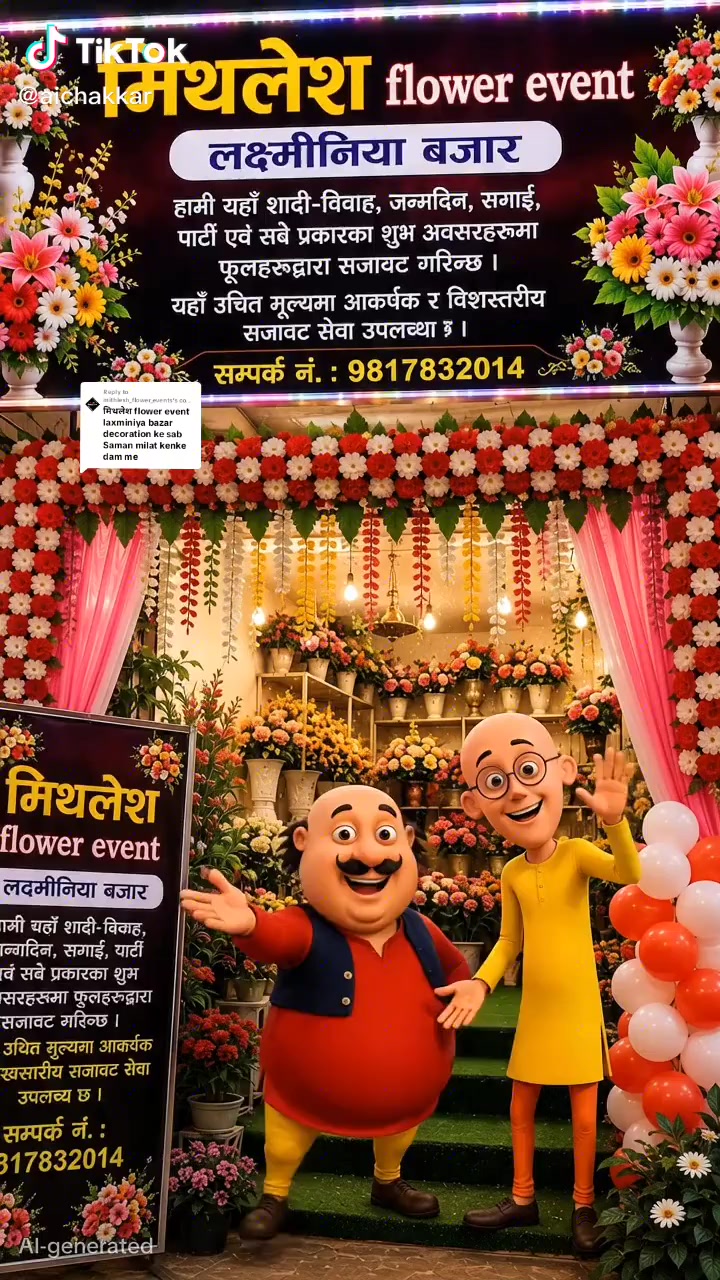 @मिथलेश Flower event9817832014