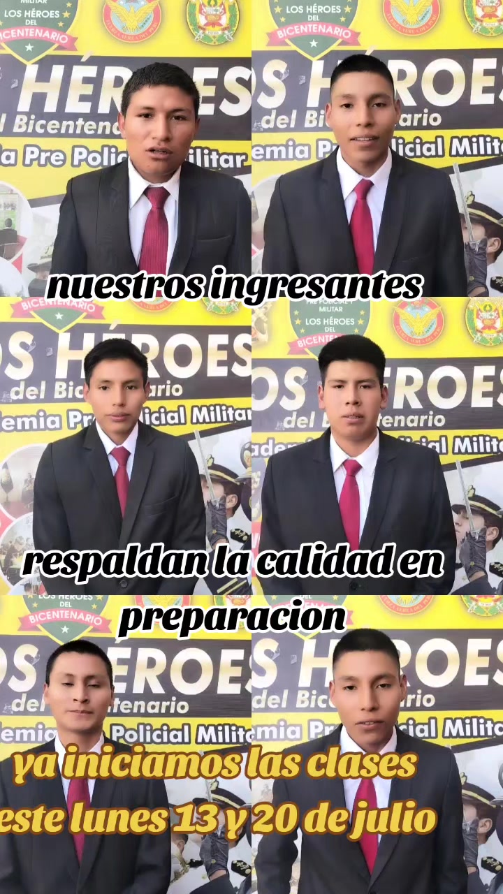 @LOS H&Eacute;ROES DEL BICENTENARIO