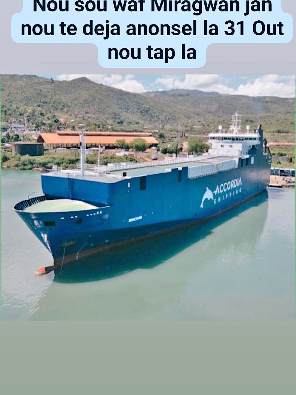@AccordiaShipping  (Mirago&acirc;ne)