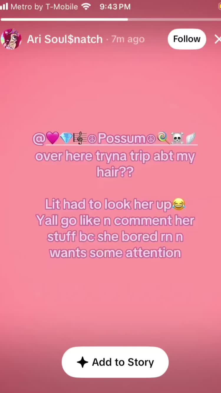 @🩷💎🎼☮︎︎Possum☮︎︎🍭☠️🪽