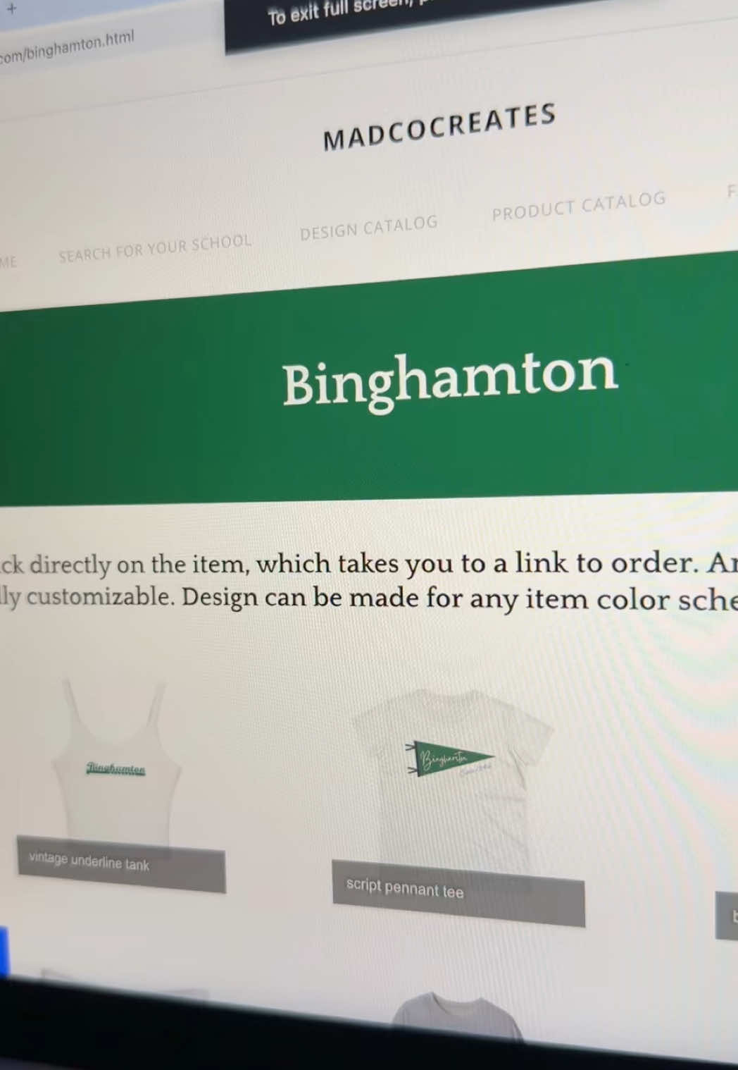 @Custom College Merch