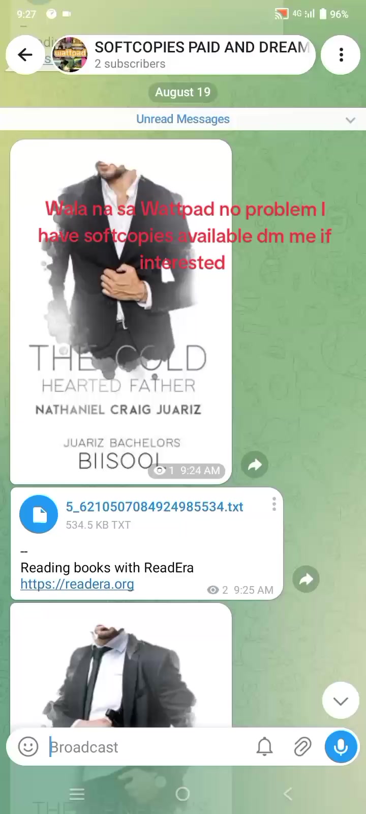 @Wattpad softcopies