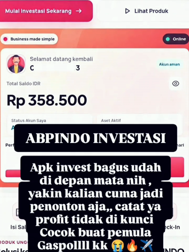 @cacha investasi