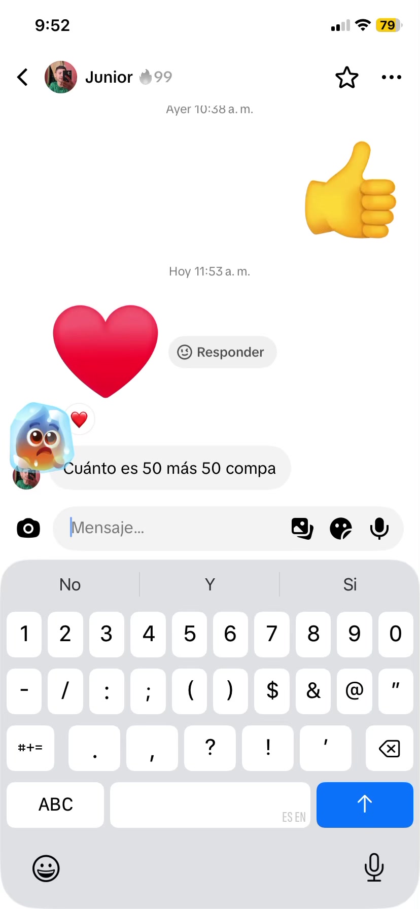@Si me sigues te sigo 😍😌😭