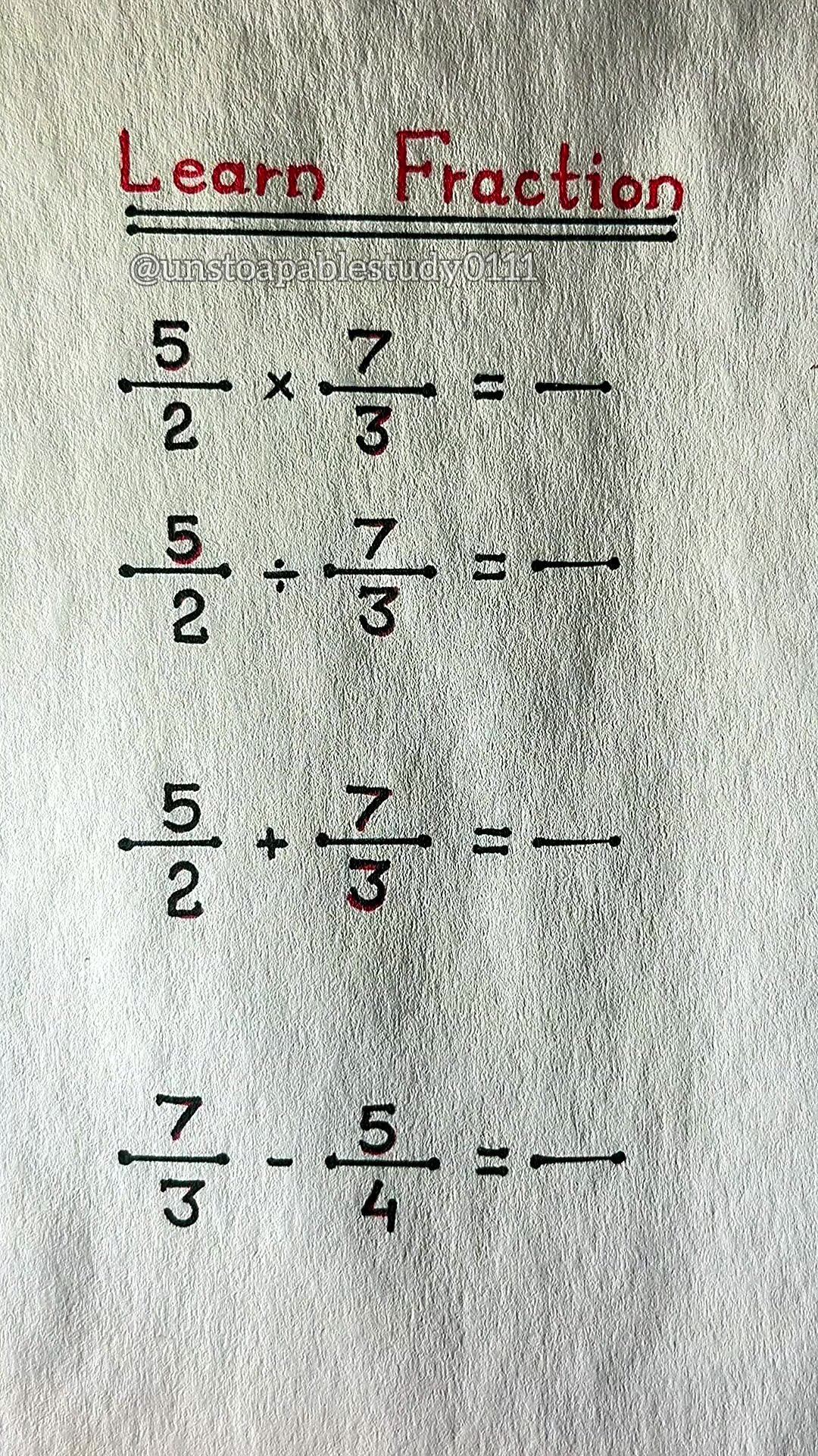 @Unstoapable Study