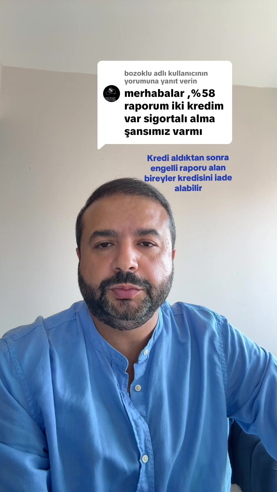 @Kredini geri almak istermisin