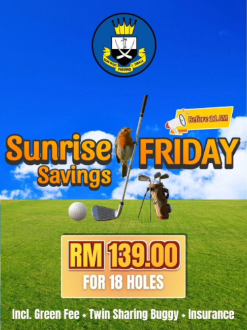 @Kelab Golf DiRaja Pahang