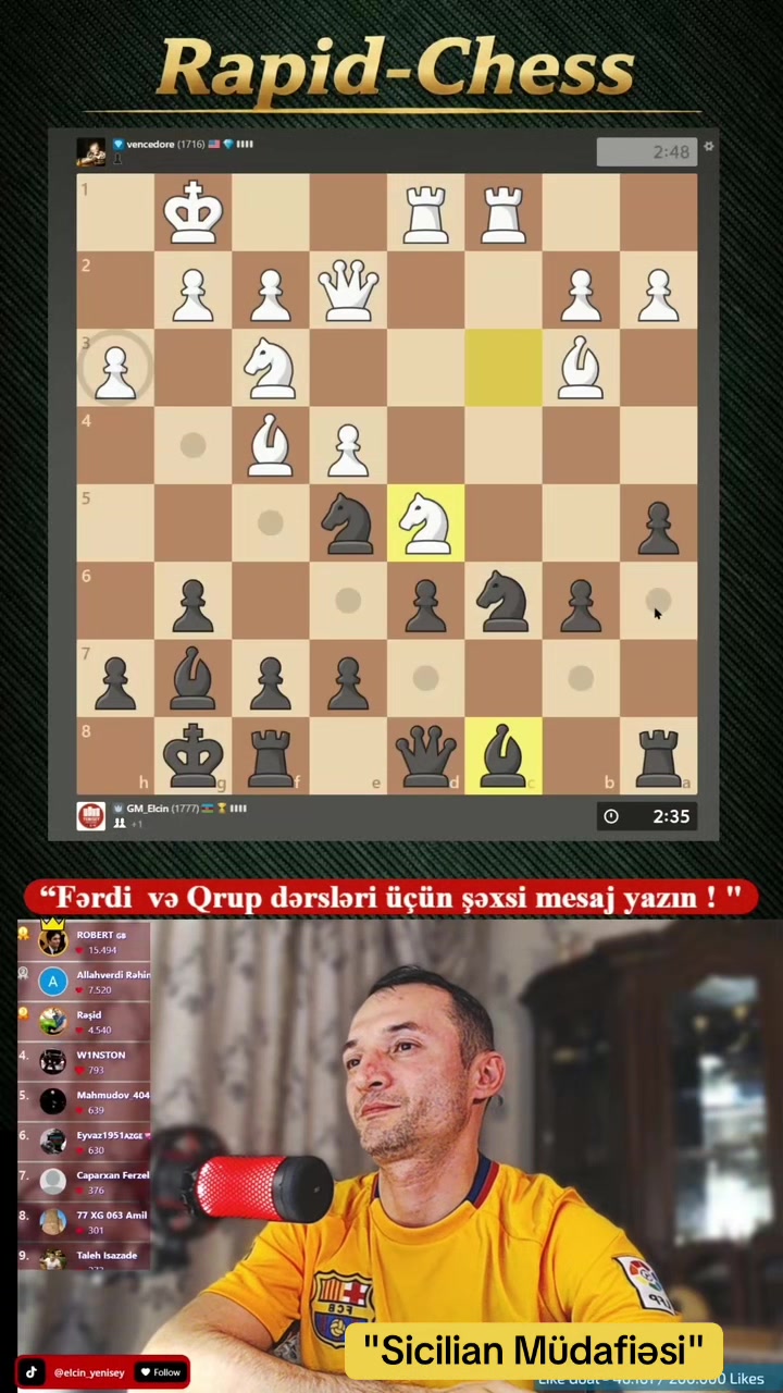 @𝐸𝓁𝒸𝒾𝓃 𝒴𝑒𝓃𝒾𝓈𝑒𝓎 ✅♟️