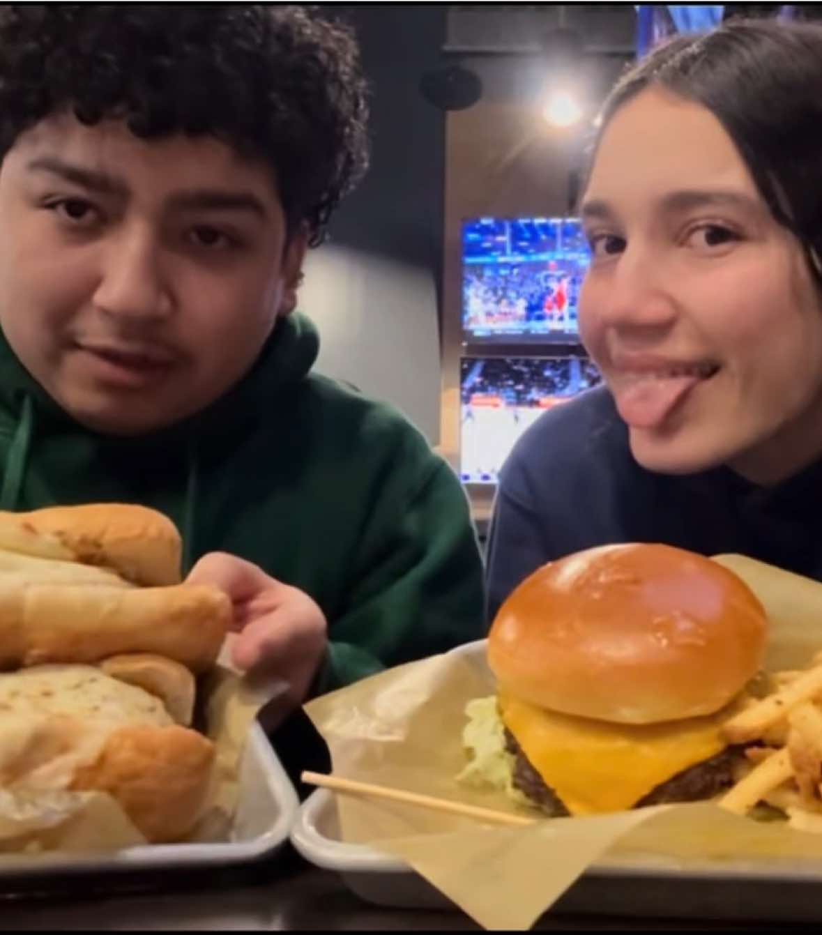 @Sam and Luis eat everything