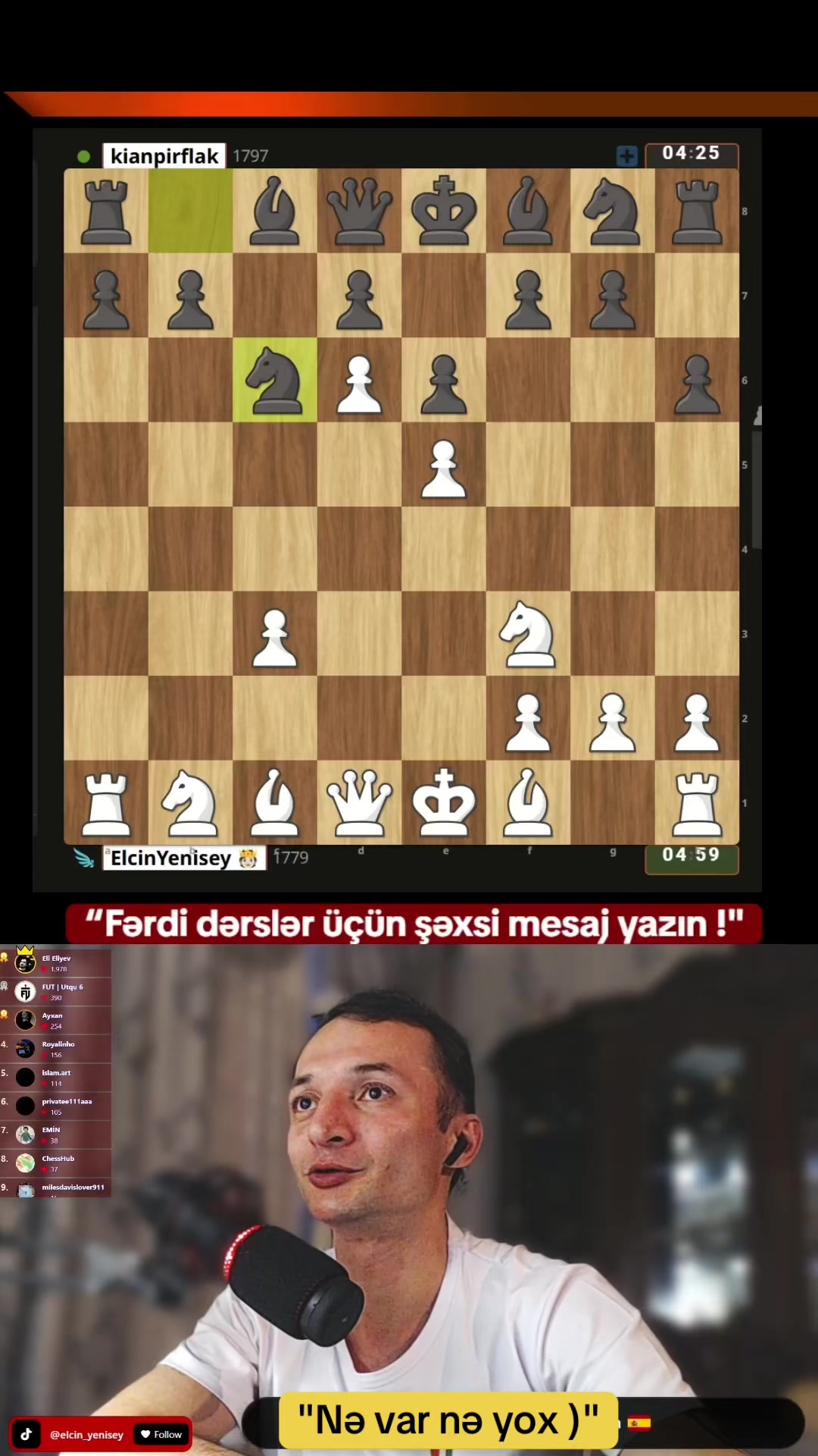 @𝐸𝓁𝒸𝒾𝓃 𝒴𝑒𝓃𝒾𝓈𝑒𝓎 ✅♟️