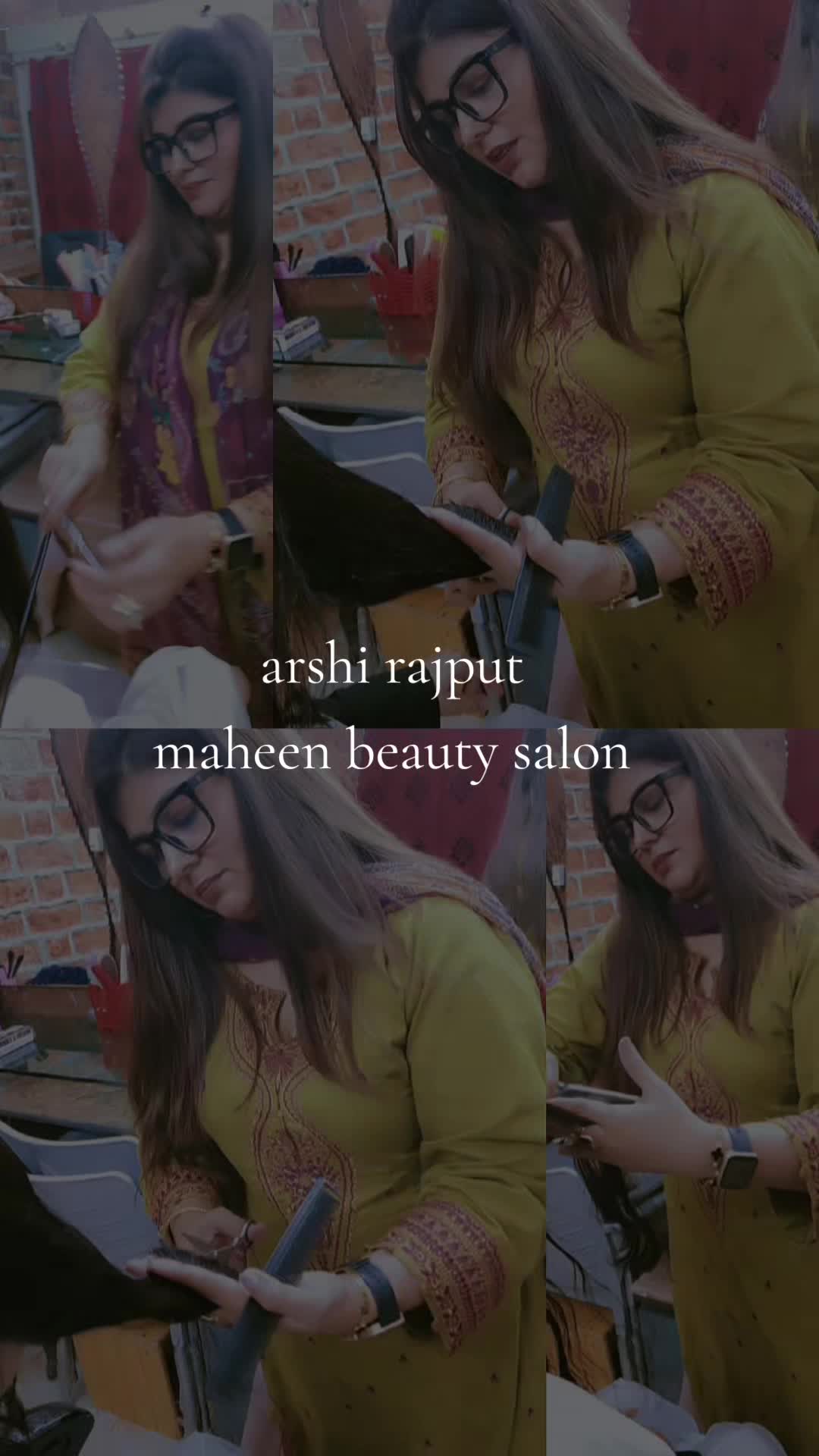 @Maheen salon by Arshi Rajput