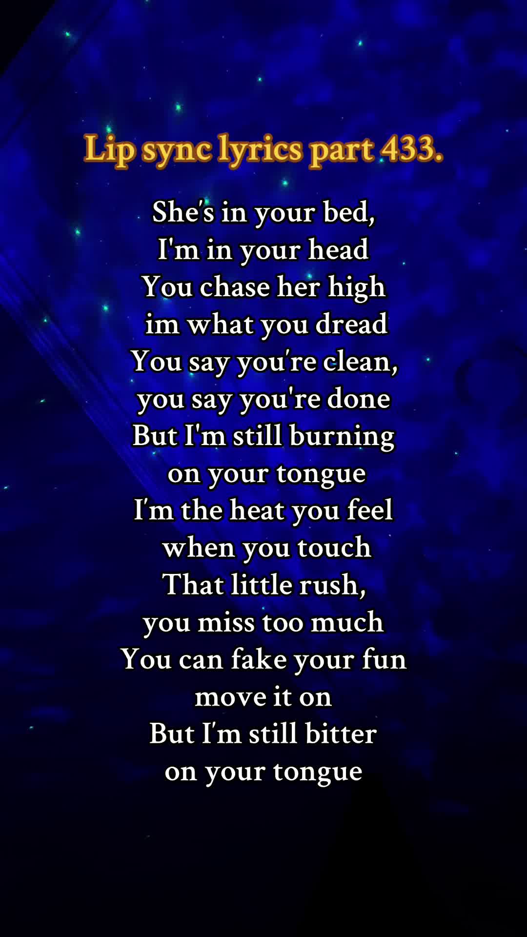@Lipsync Lyrics & Acting
