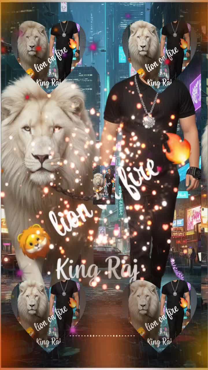 @✨️💥Lion💫On 💥Fire 🔥❤️&zwj;🔥