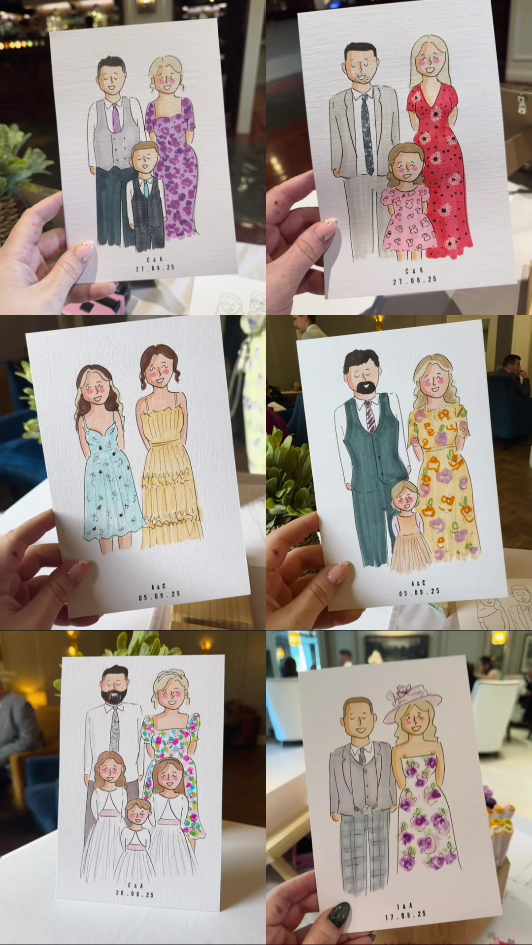 @Draw my guests - live artist