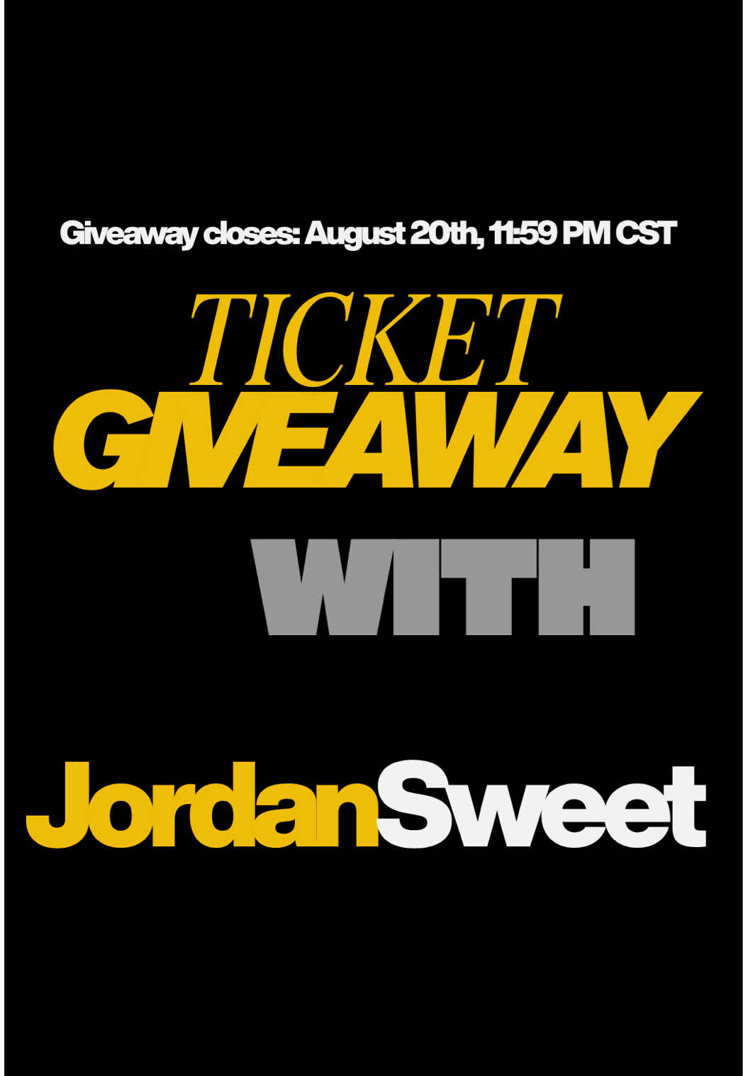 @Jordan Sweet