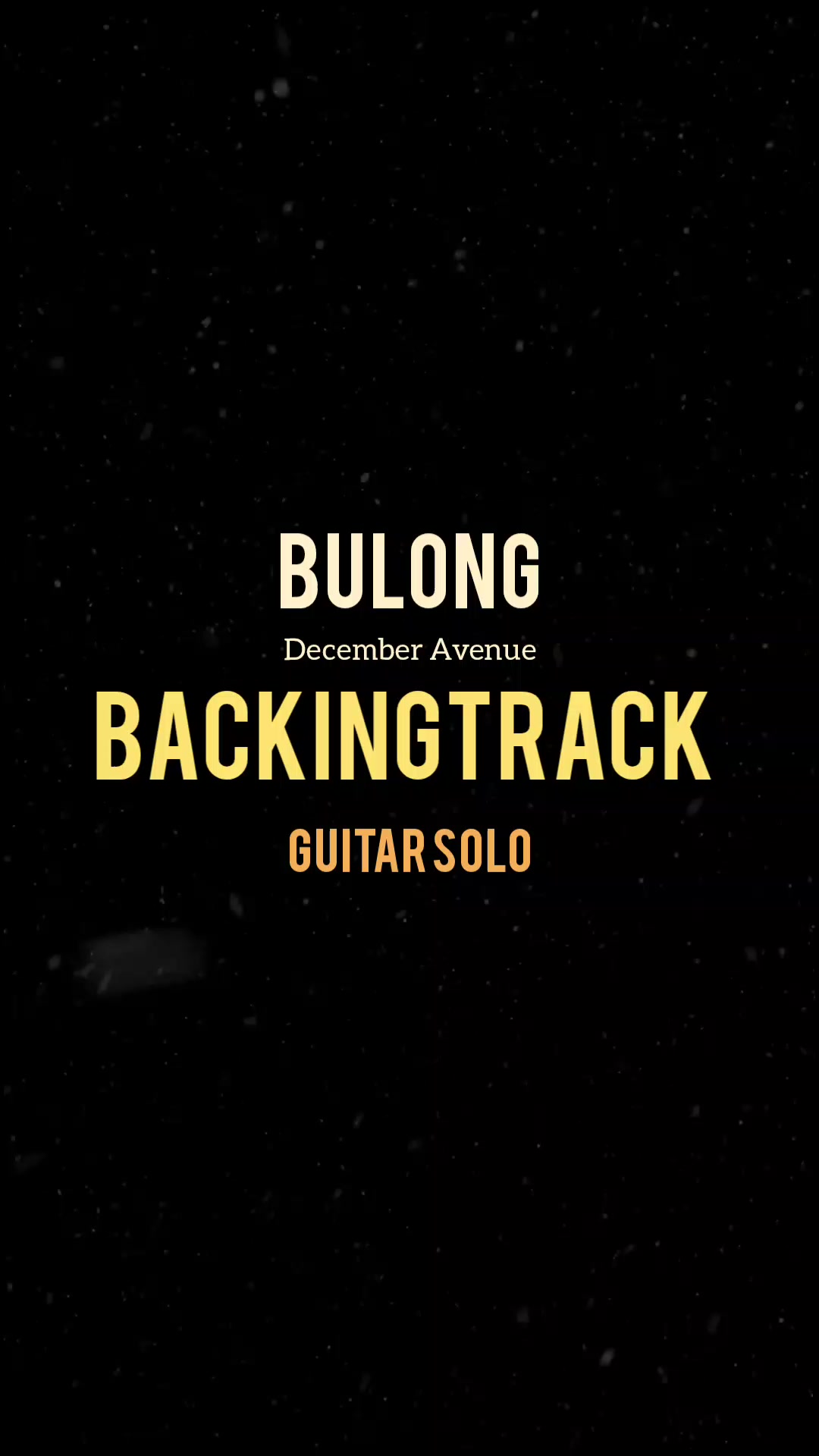 @Vidguitar Backingtrack