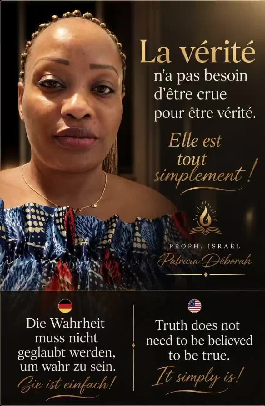 @Proph&eacute;tesse Isra&euml;l Patricia
