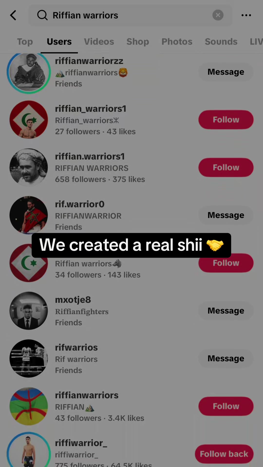 @🫈riffianwarriors✶&trade; 🫈