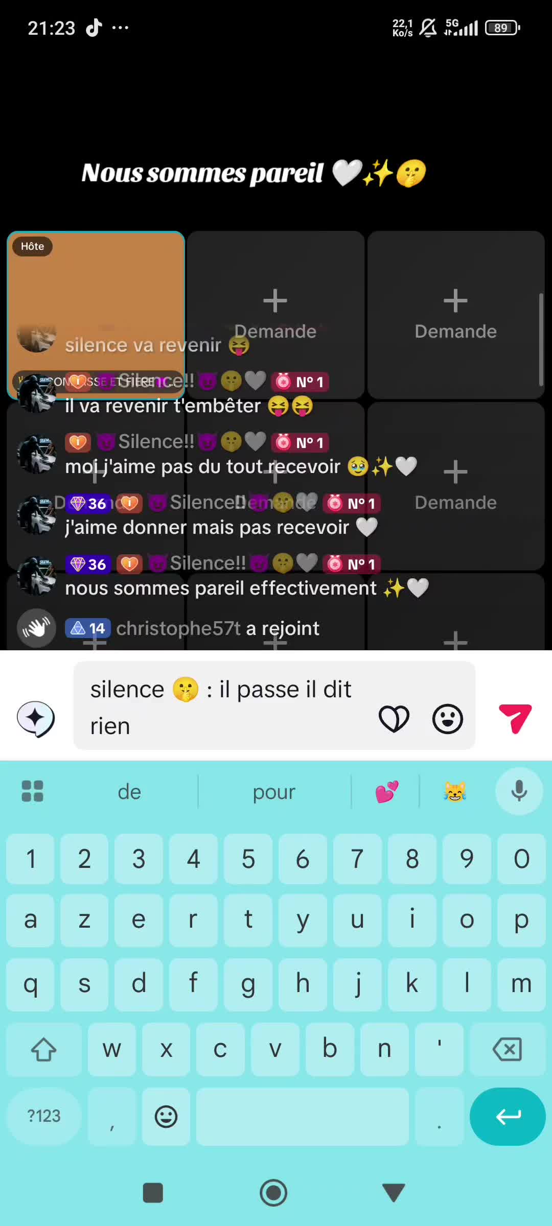 @😈Silence!!😈🤫🤍