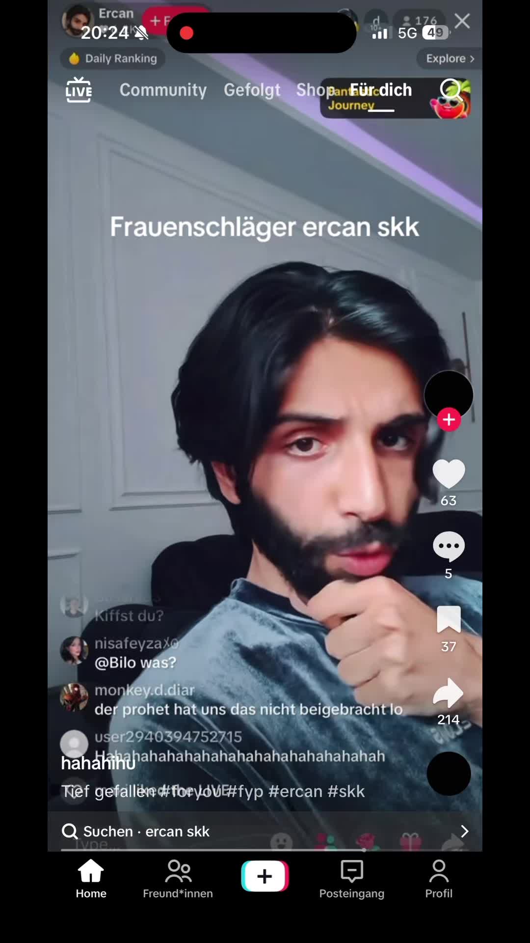 @Merk dir mein Namen Yasdeen