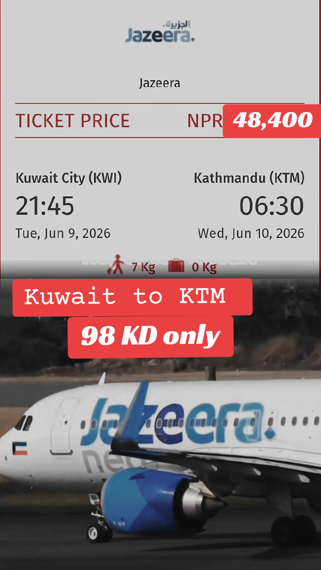 @Sasto Flight Ticket✈️