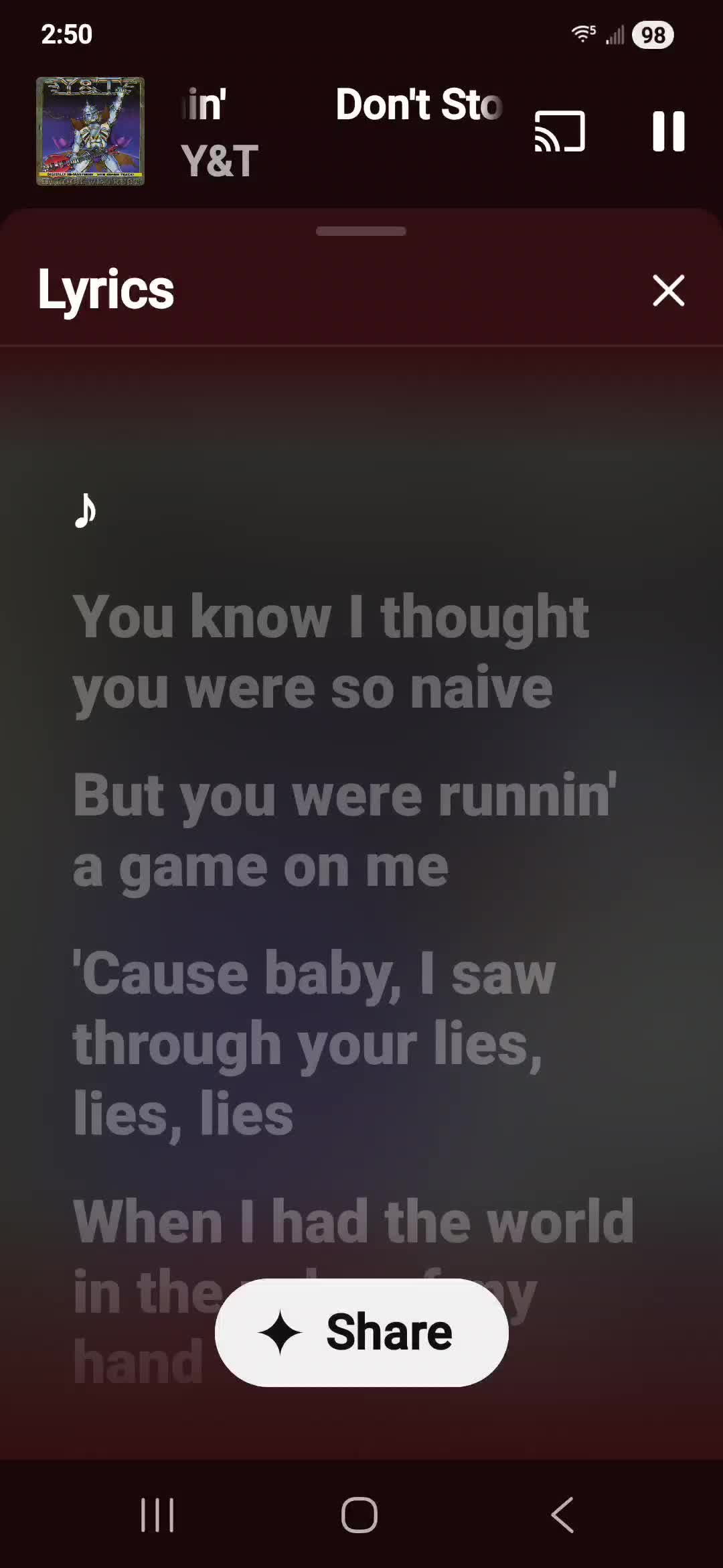 @Tom Walker The Music Man