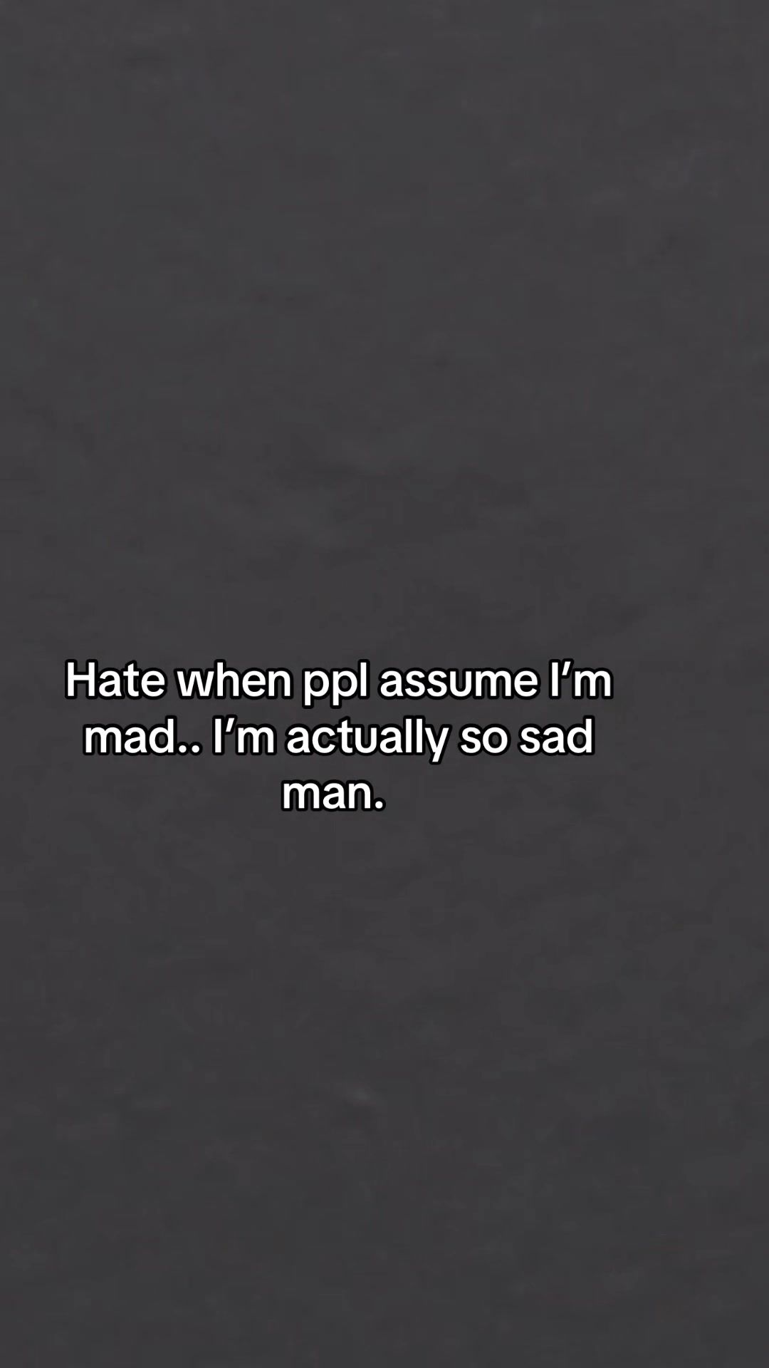 @The sad life