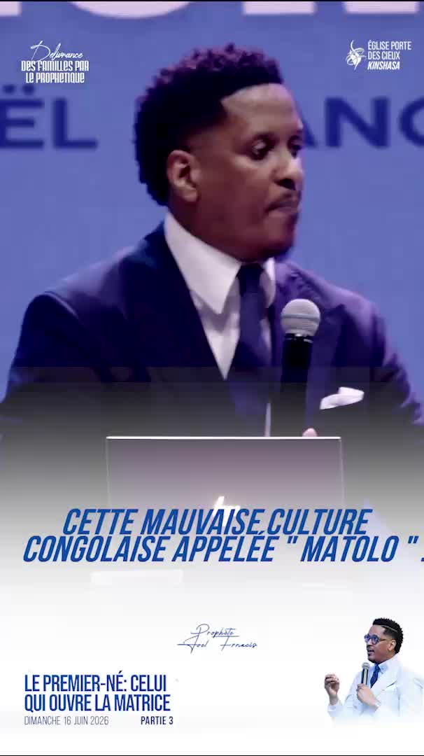 @Proph&egrave;te Jo&euml;l Francis Tatu