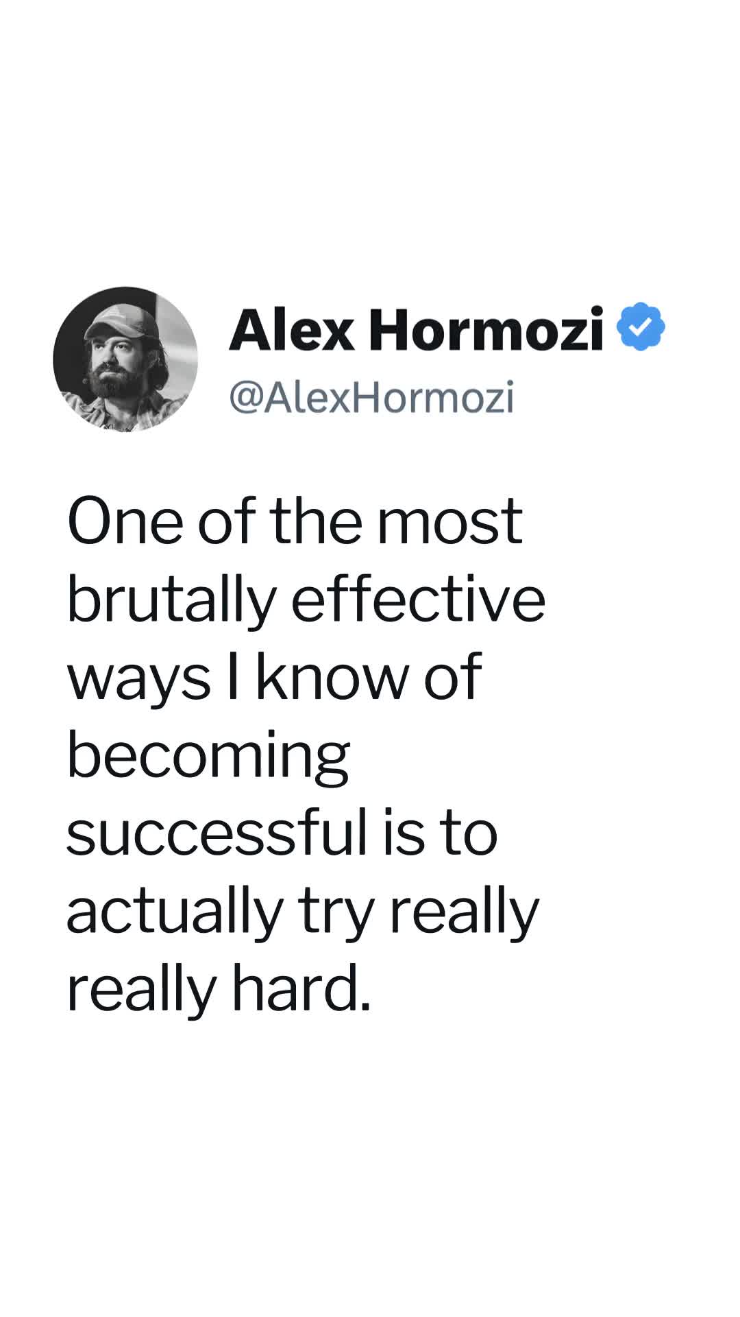 @Alex Hormozi