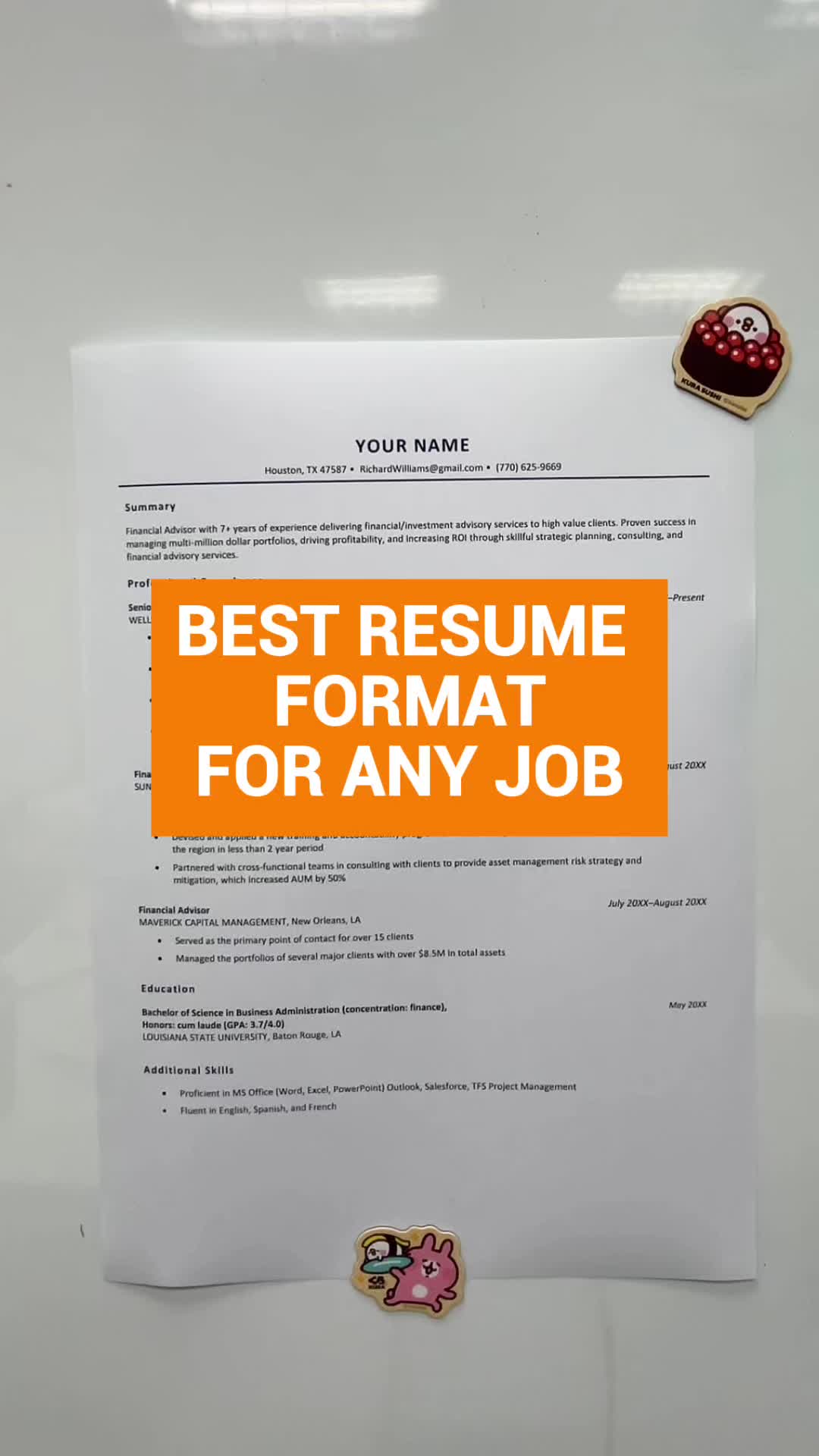 @Resume Genius