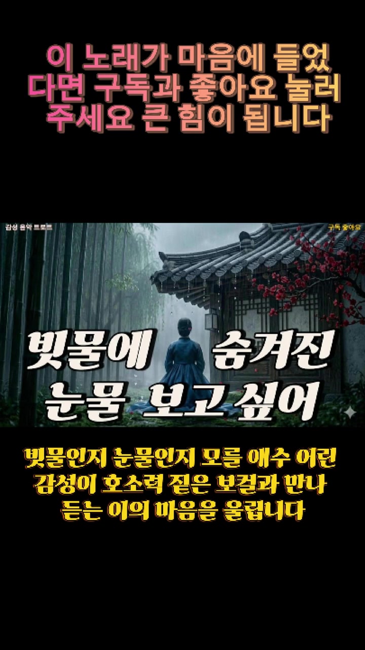 @감성 음악 트로트