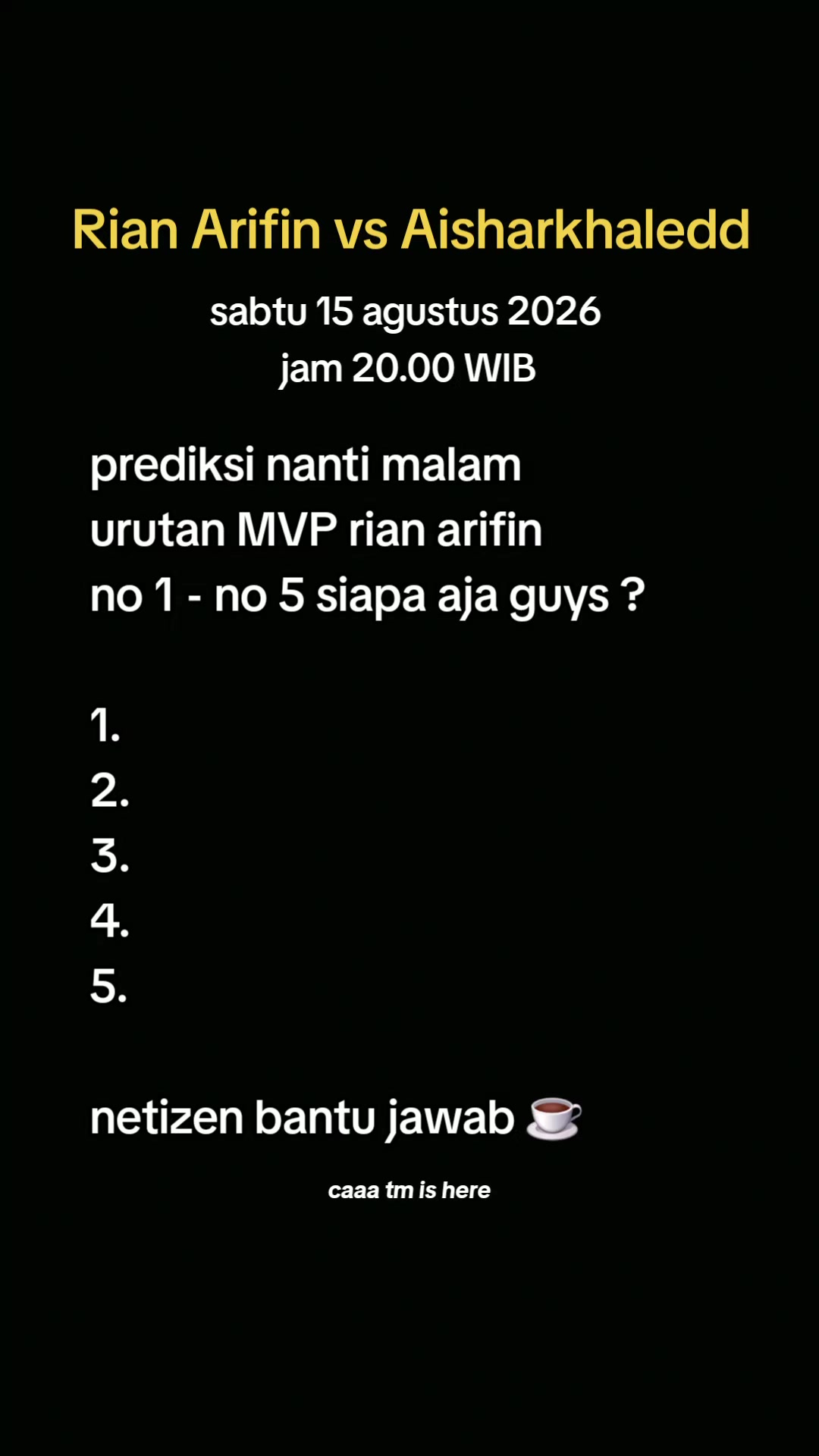 @Caaa ™๏ธ