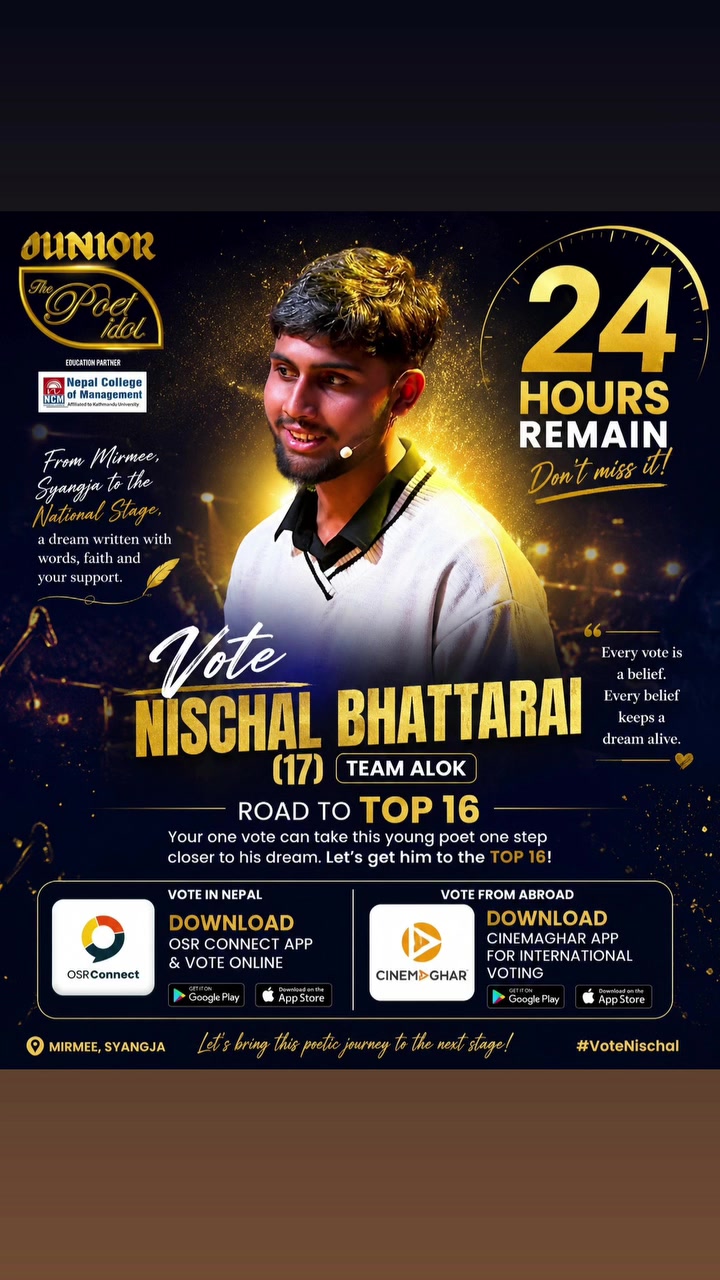 @Nischal bhattarai