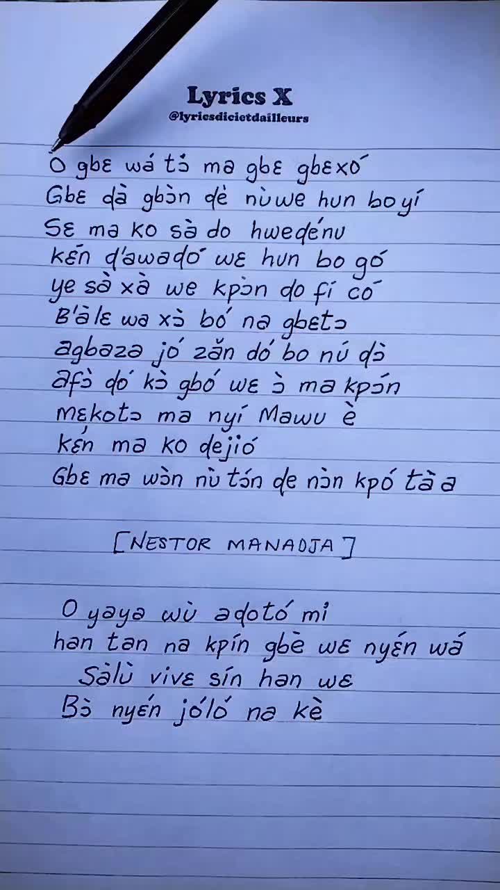 @Lyrics x