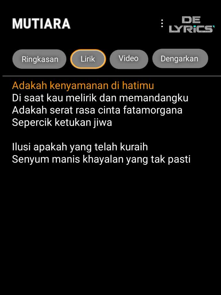 @DE LYRICS