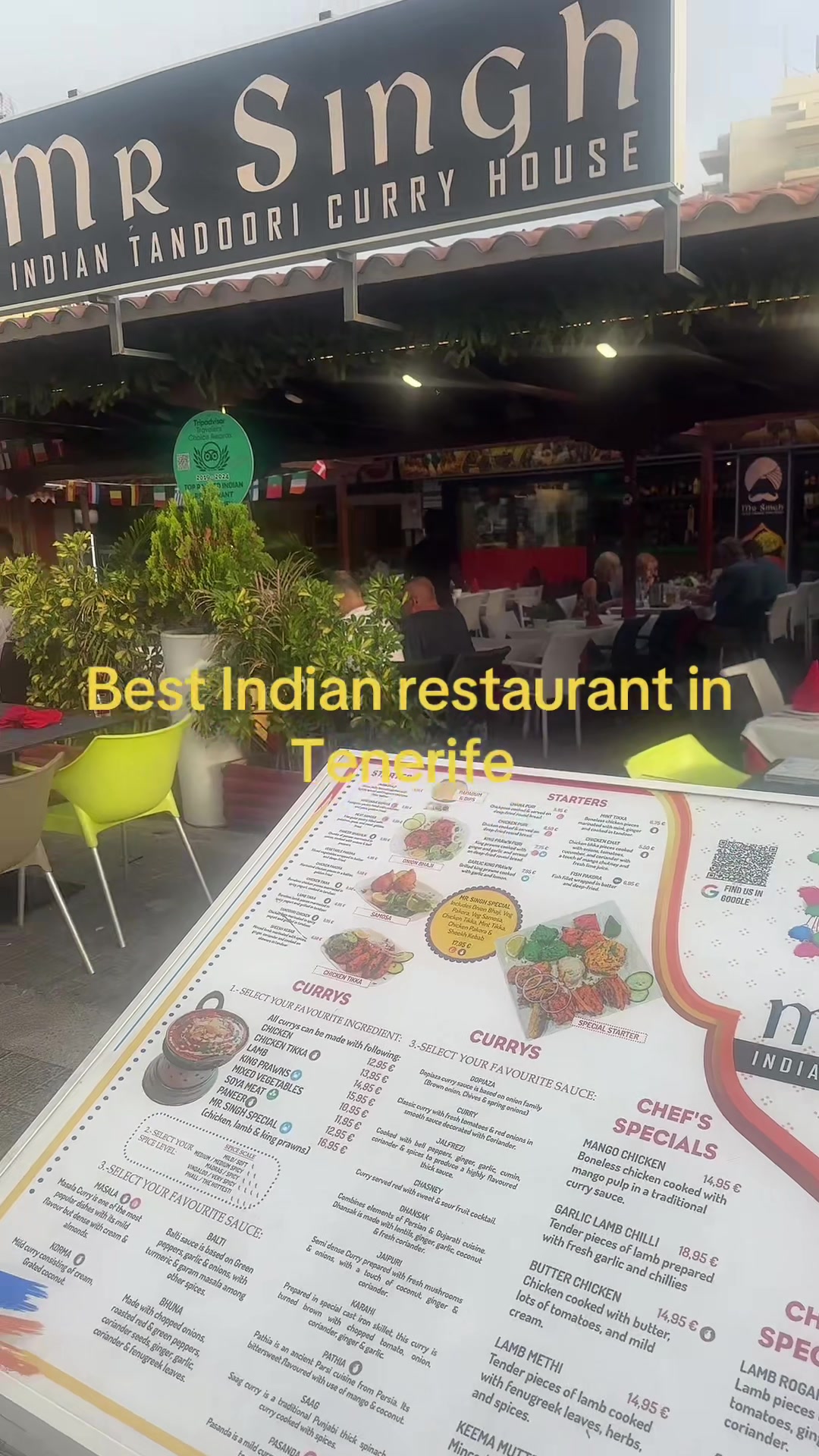 @MR Singh Indian food tenerife