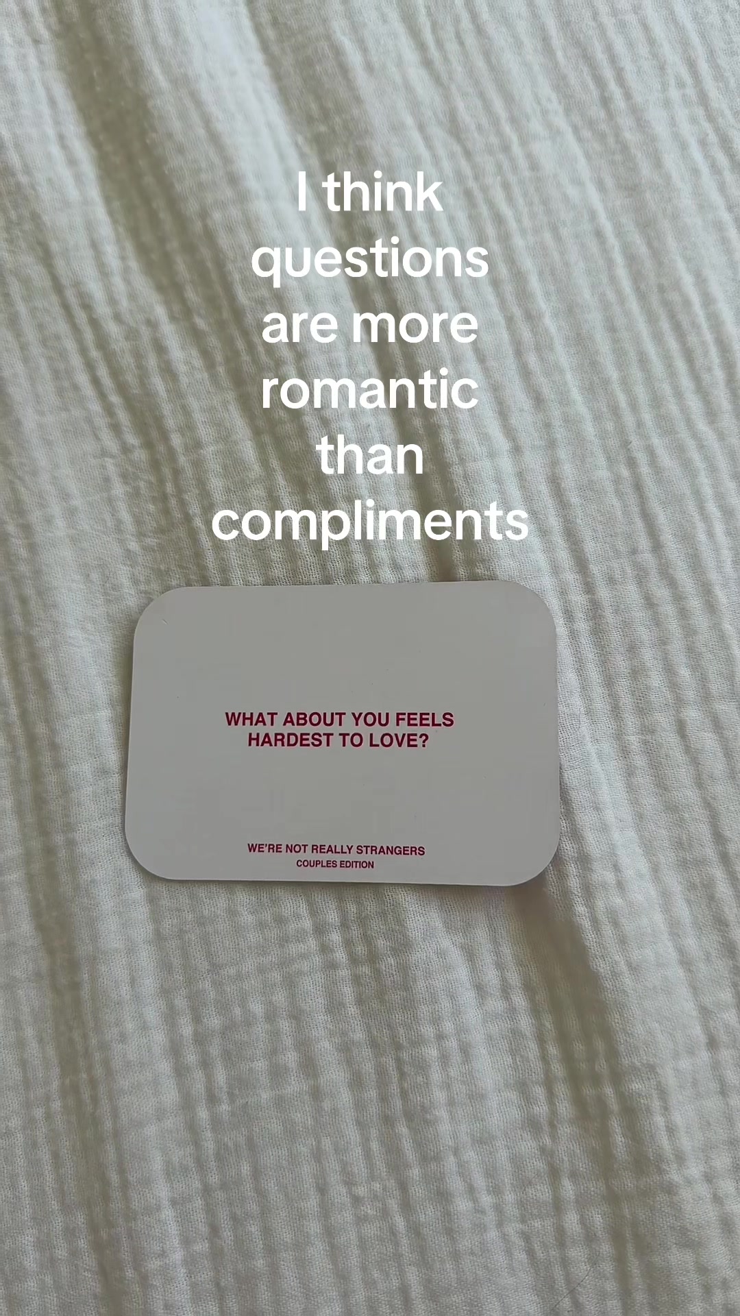 @We're Not Really Strangers